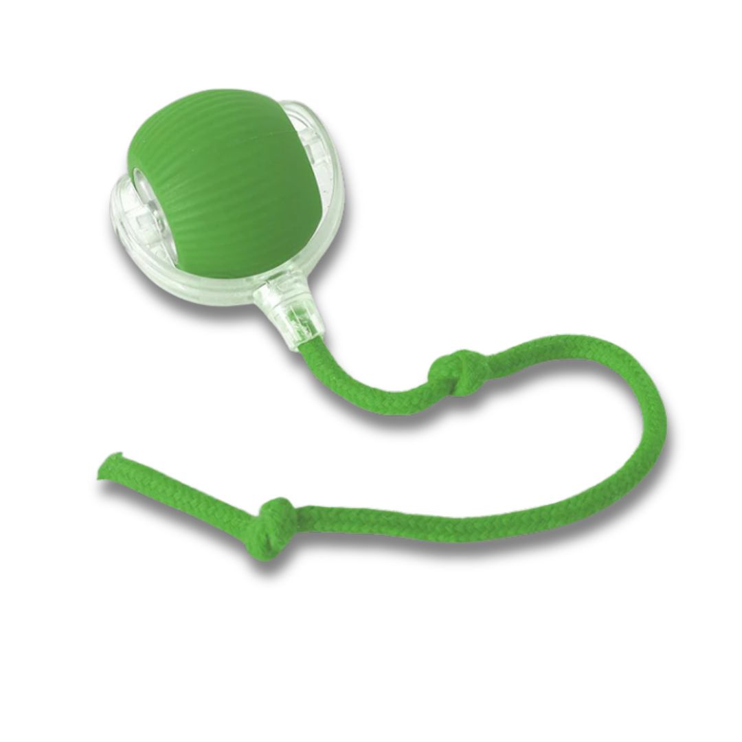 Interaktiv Kattleksak – Spinball med LED-ljus & Självrullande Rörelse